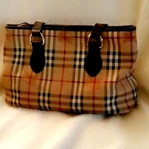 AUTHENTIC Burberry Haymarket Regent Tote, Brown